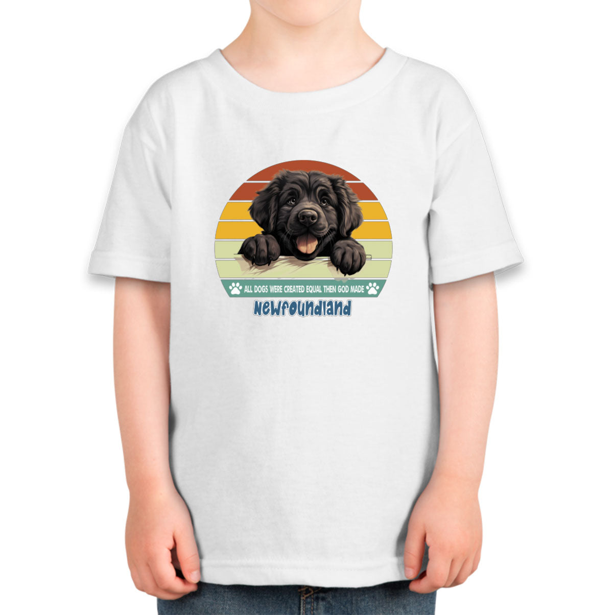 All Dogs Were Created Equal Newfoundland Toddler T-shirt