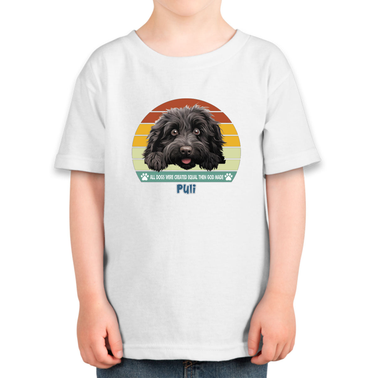 All Dogs Were Created Equal Puli Toddler T-shirt