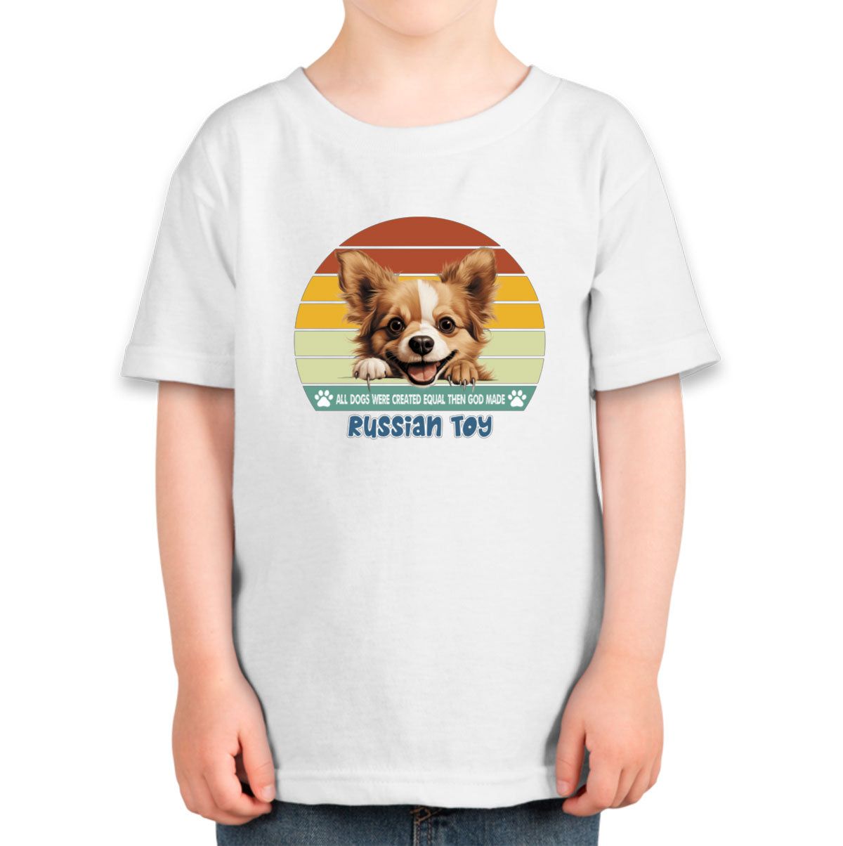 All Dogs Were Created Equal Russian Toy Toddler T-shirt