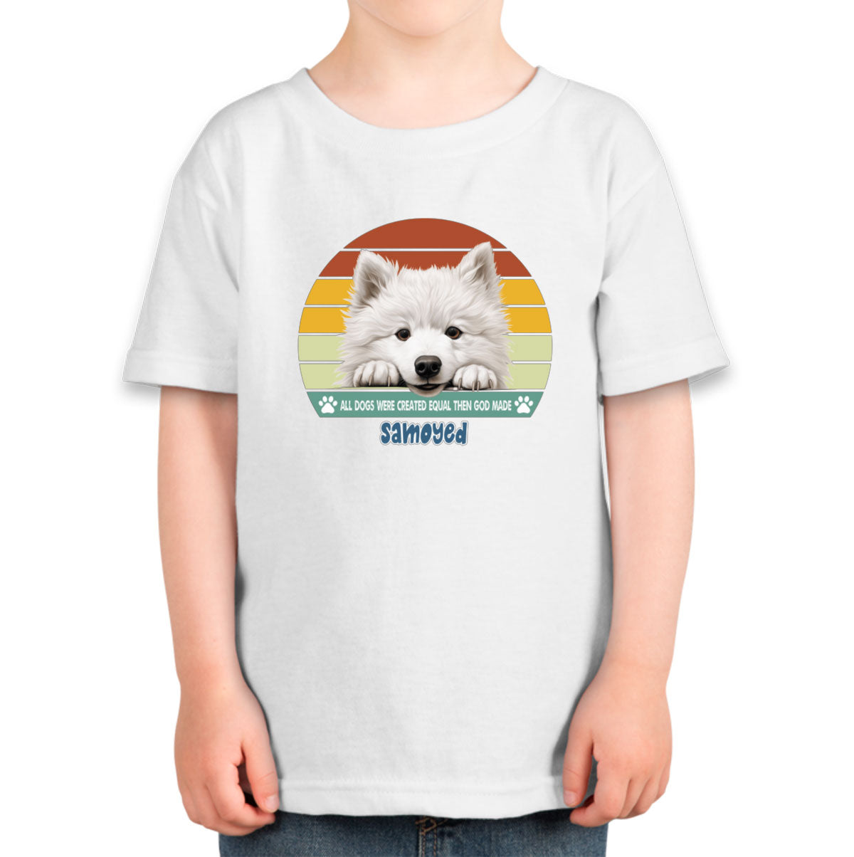 All Dogs Were Created Equal Samoyed Toddler T-shirt