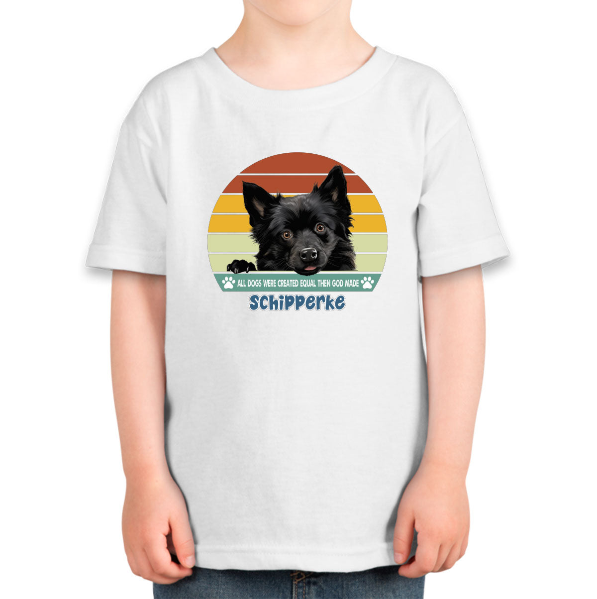 All Dogs Were Created Equal Schipperke Toddler T-shirt