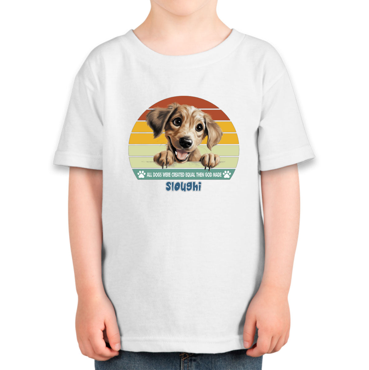 All Dogs Were Created Equal Sloughi Toddler T-shirt
