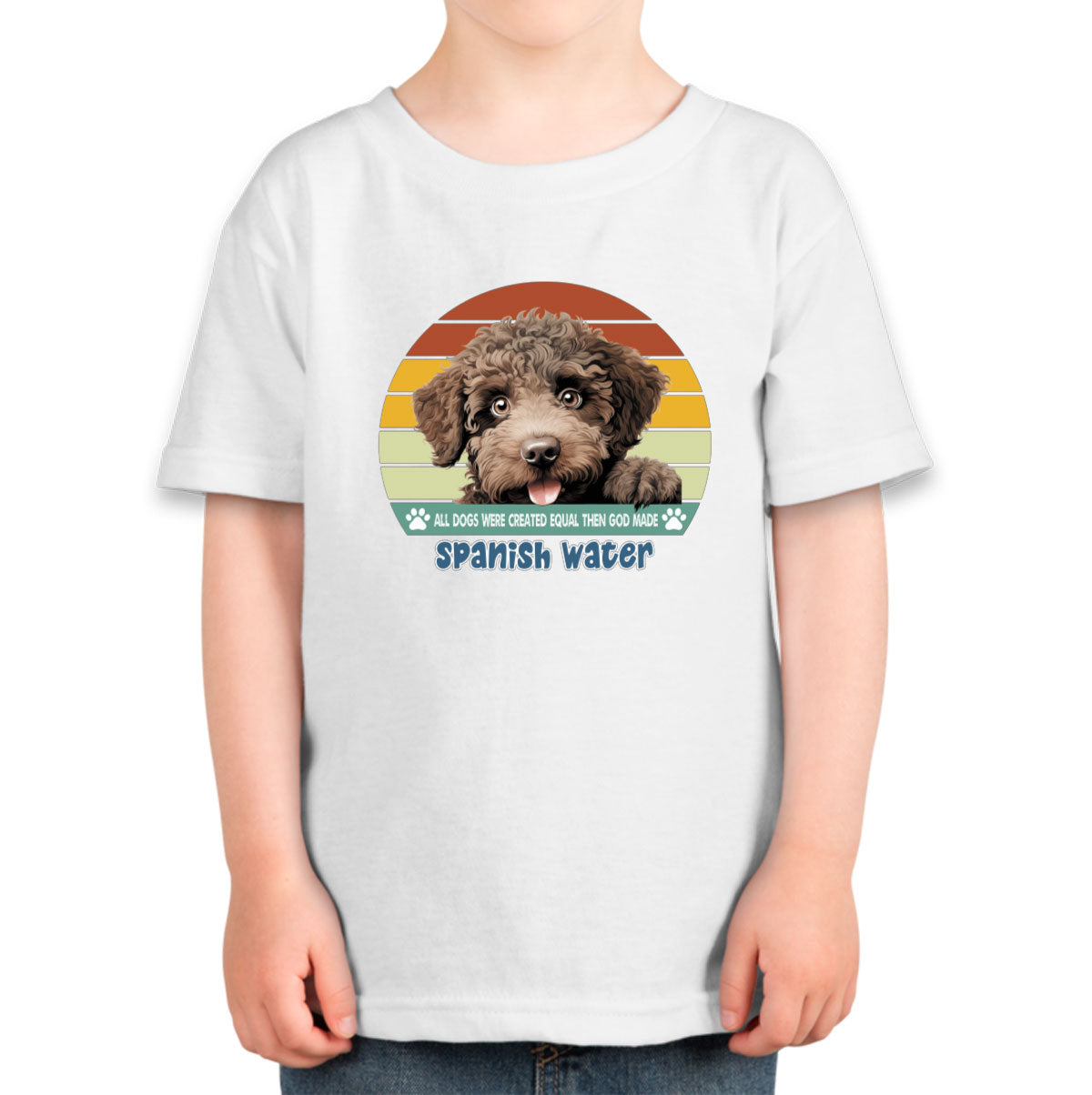 All Dogs Were Created Equal Spanish Water Toddler T-shirt