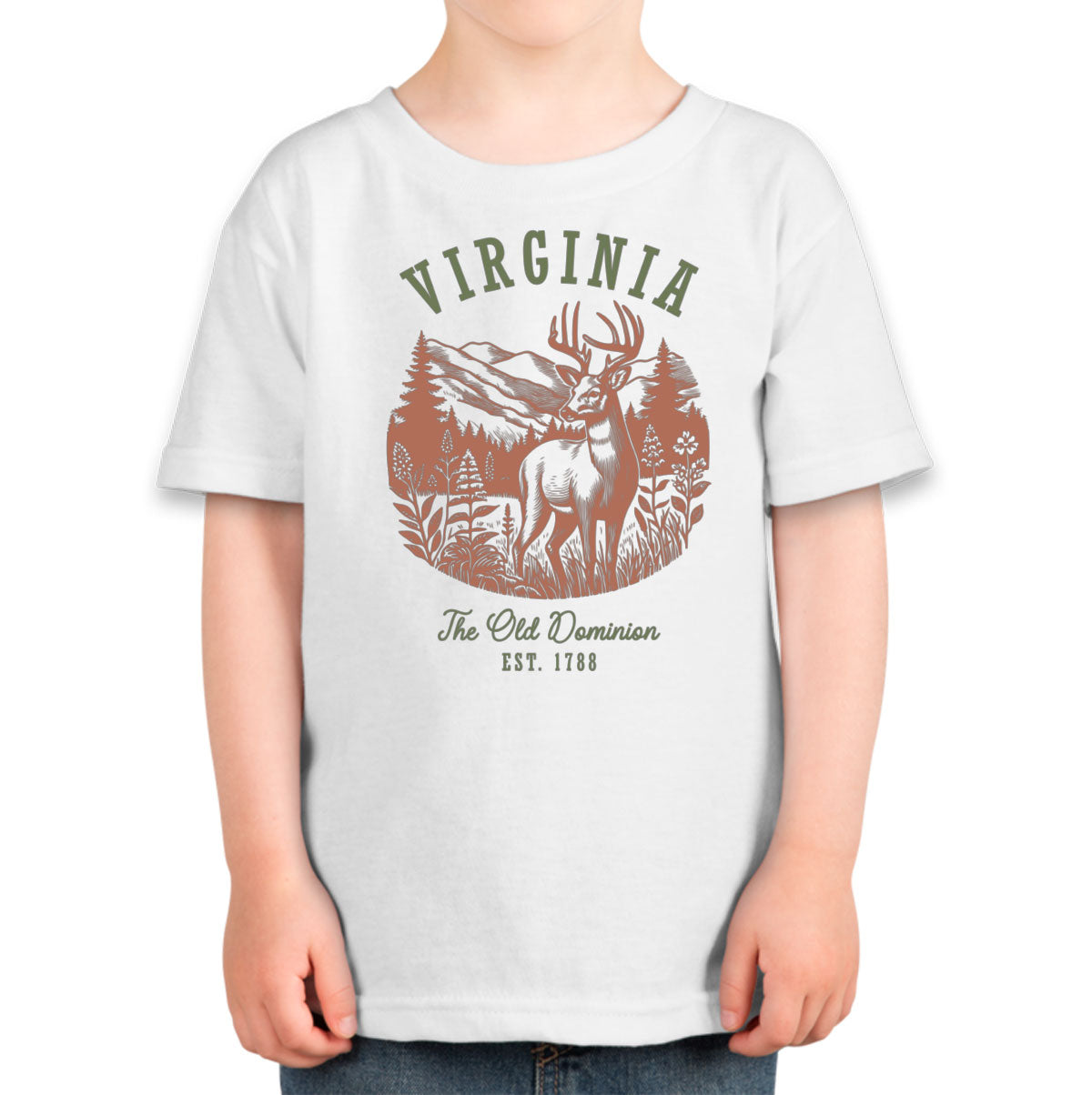 Virginia State Vintage Toddler T-shirt