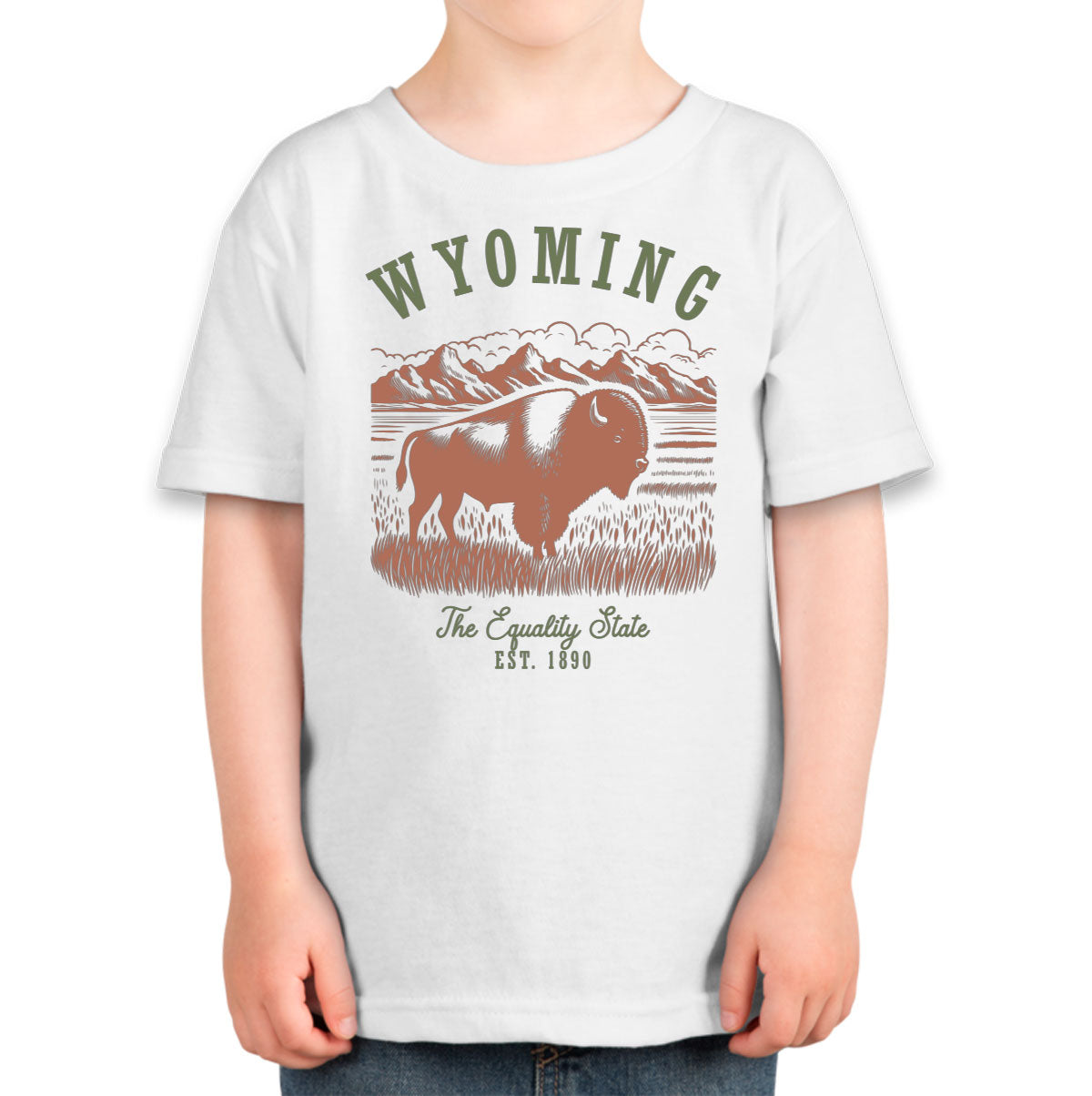 Wyoming State Vintage Toddler T-shirt