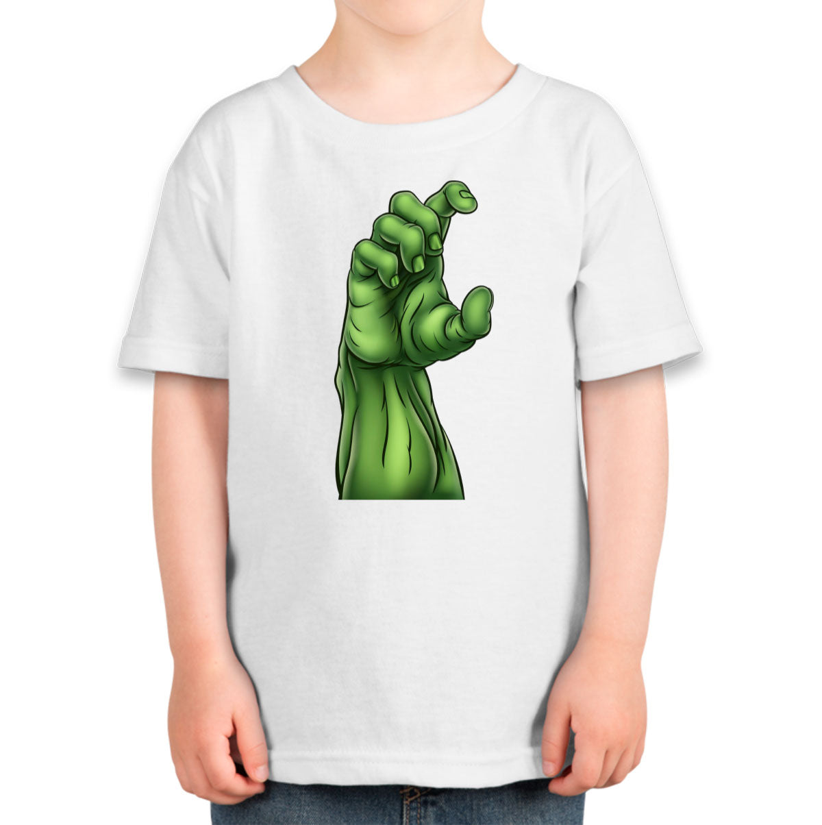 Zombie Monster Hand Halloween Toddler T-shirt