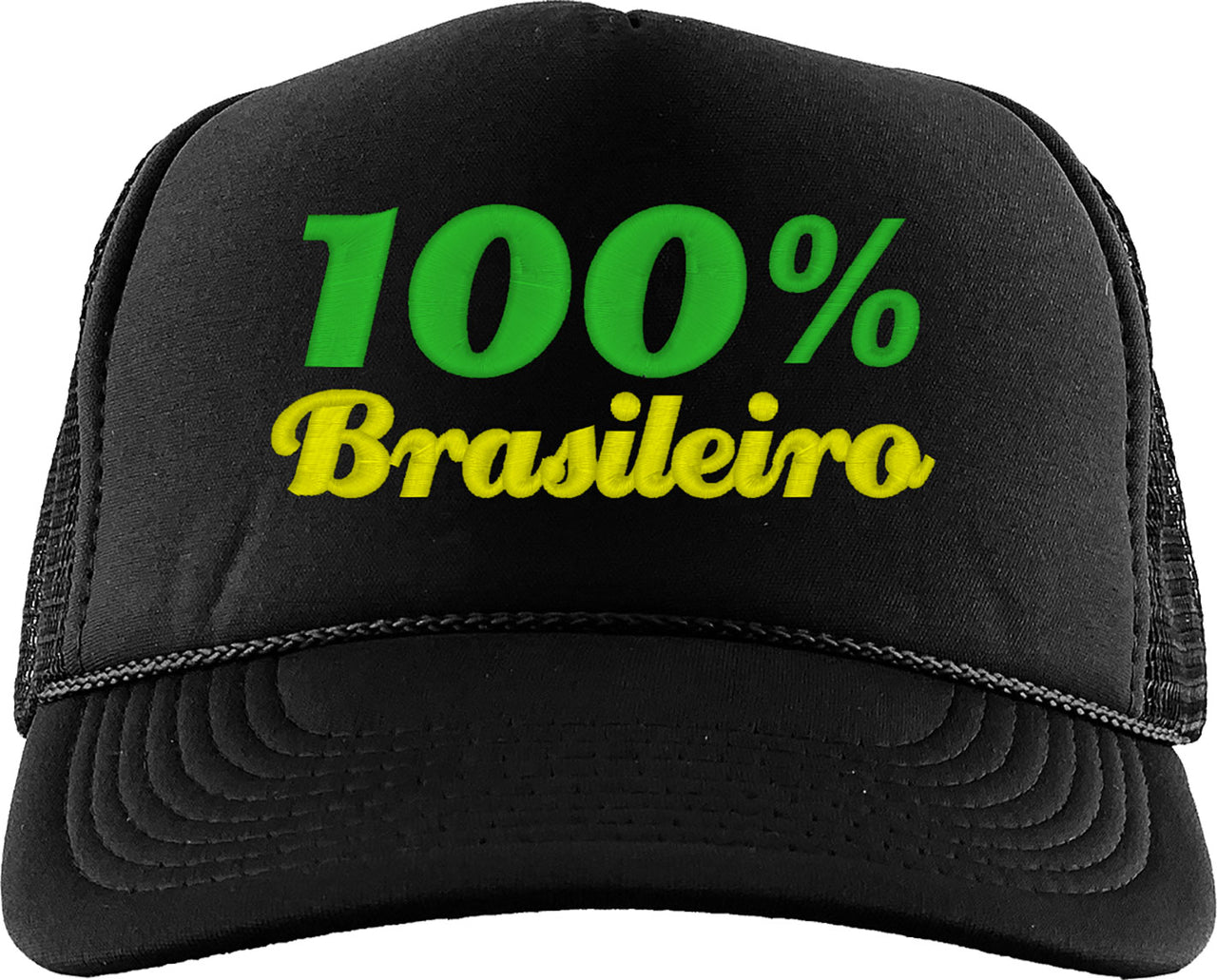 100% Brasileiro Brazilian Day Foam Trucker Hat