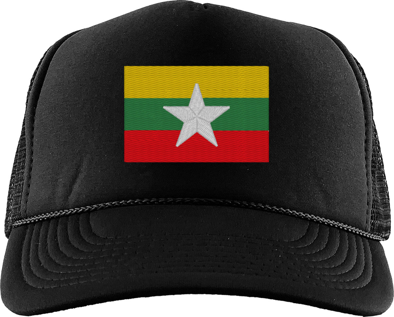 Burma Myanmar Flag Foam Trucker Hat