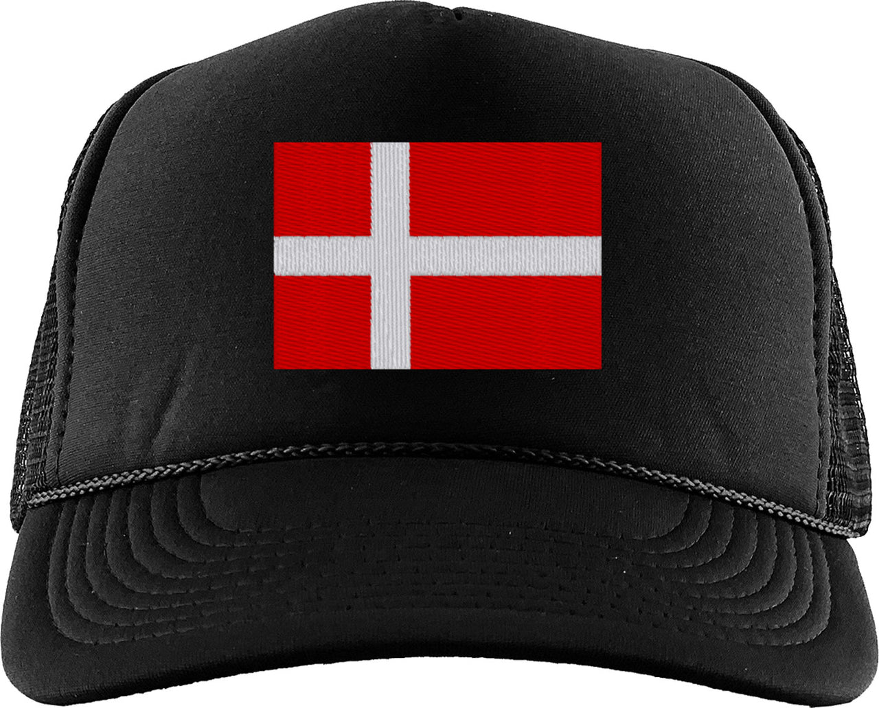 Denmark Flag Foam Trucker Hat