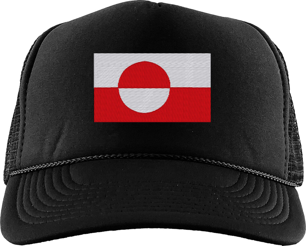 Greenland Flag Foam Trucker Hat