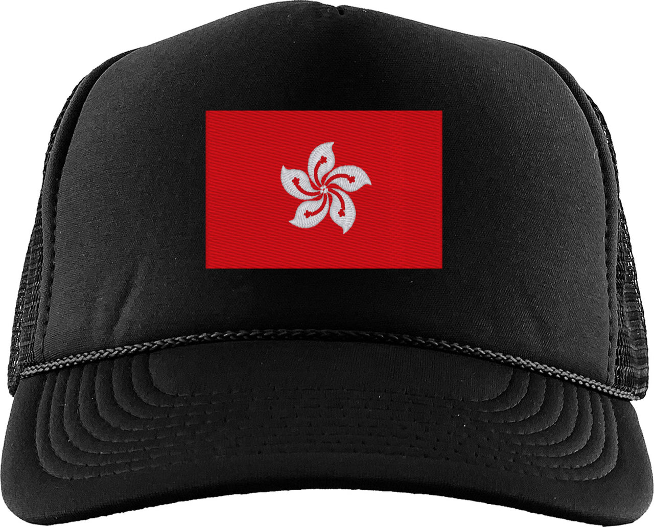 Hong Kong Flag Foam Trucker Hat