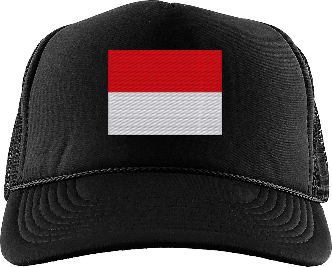 Indonesia Flag Foam Trucker Hat