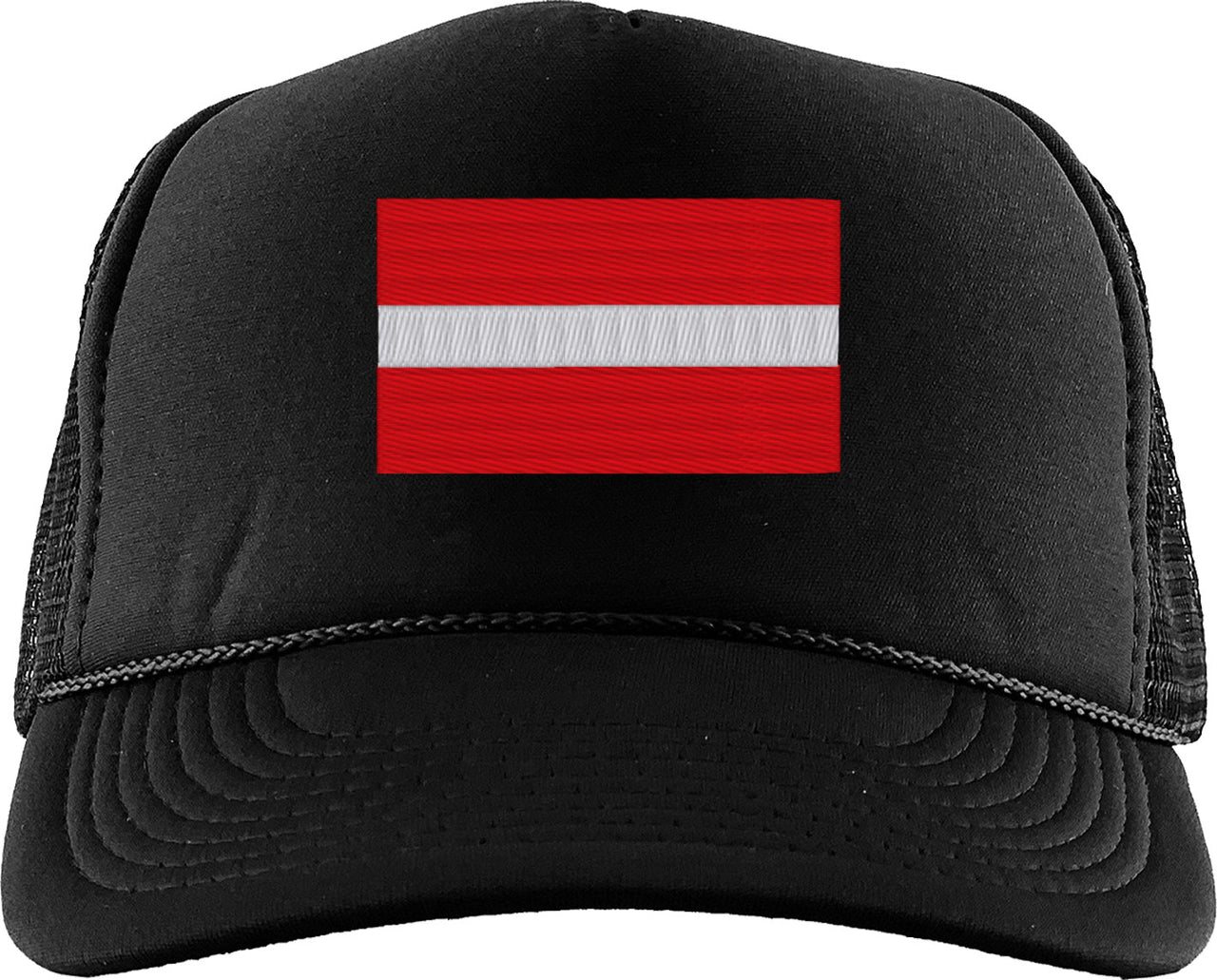 Latvia Flag Foam Trucker Hat