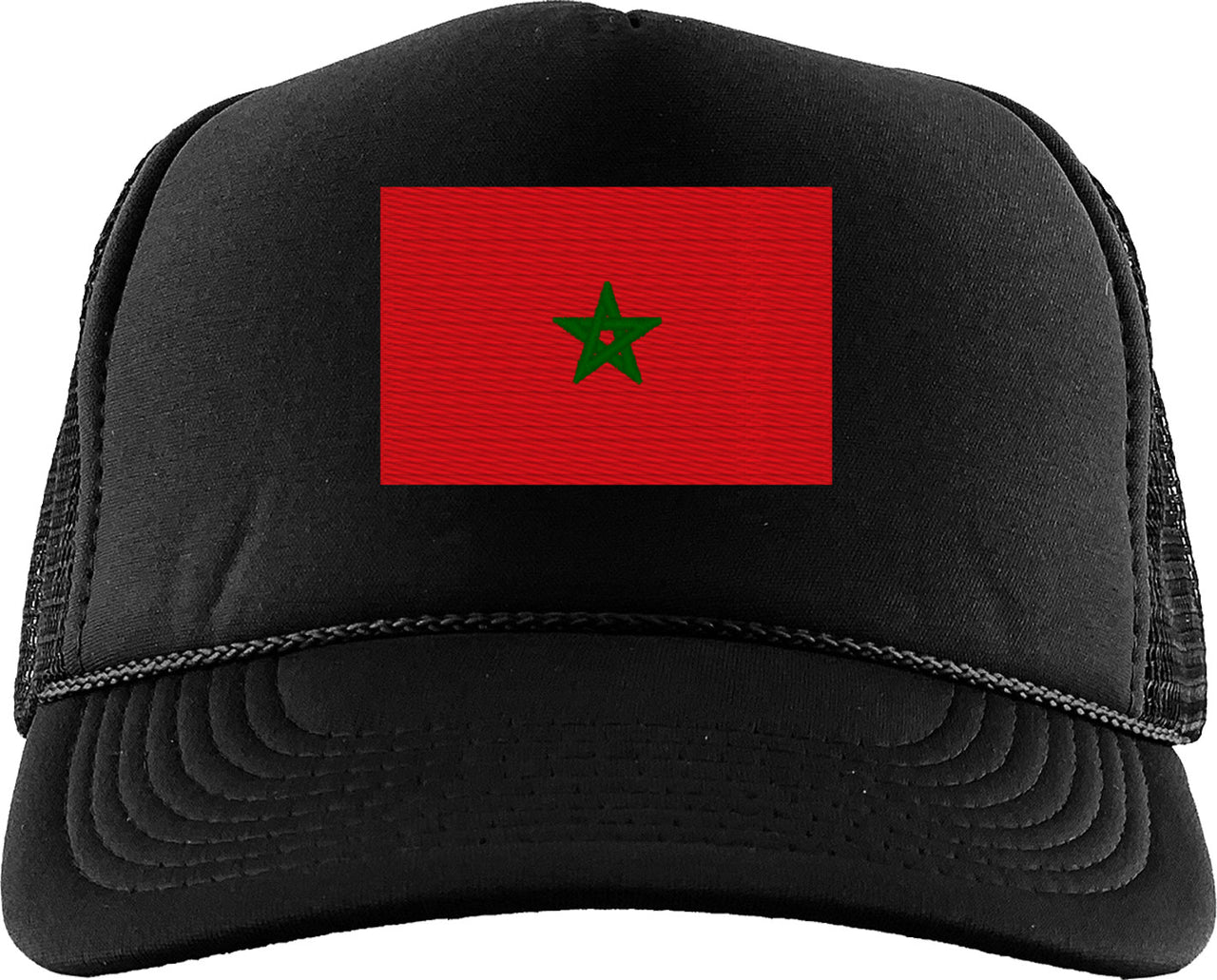 Morocco Flag Foam Trucker Hat