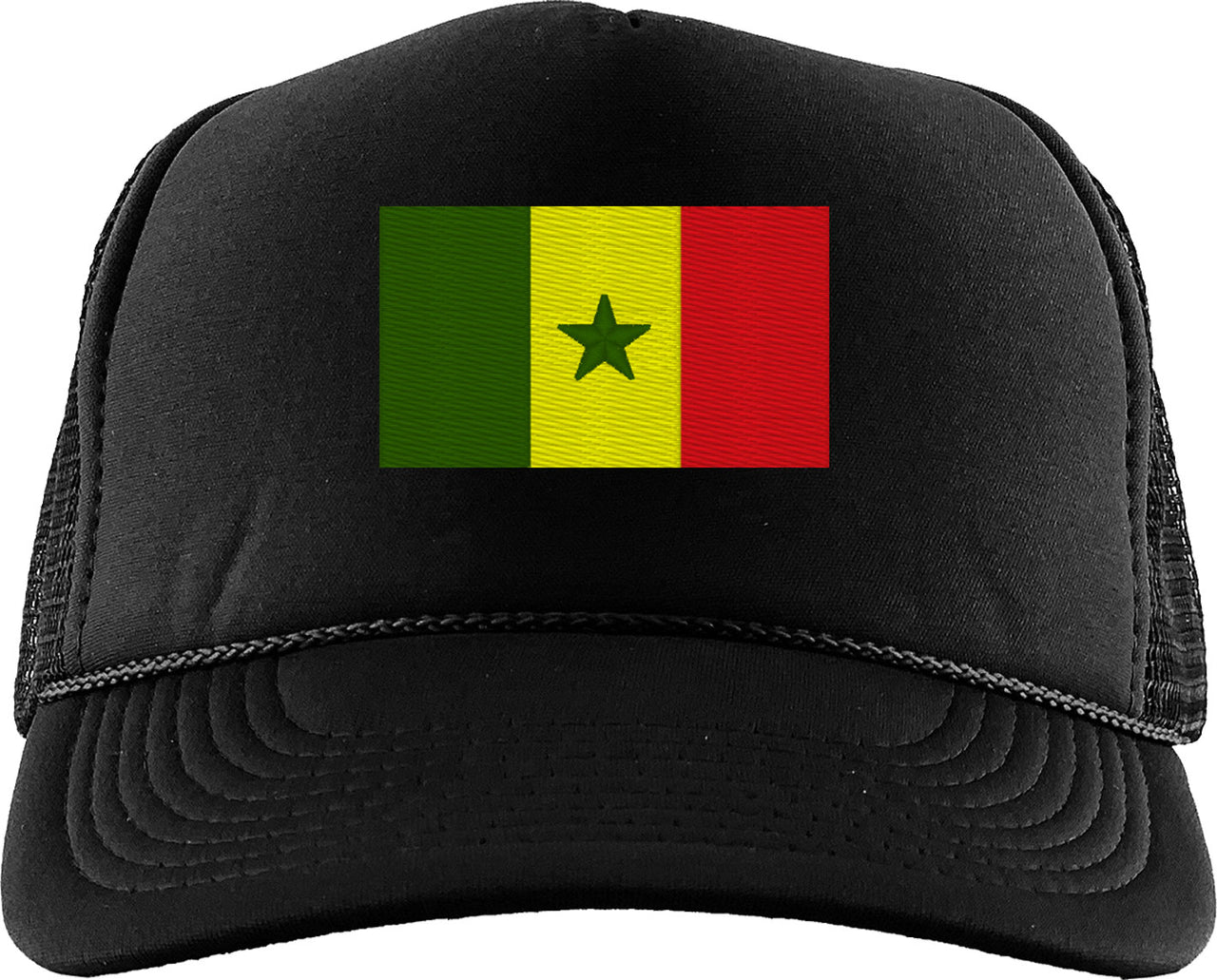 Senegal Flag Foam Trucker Hat