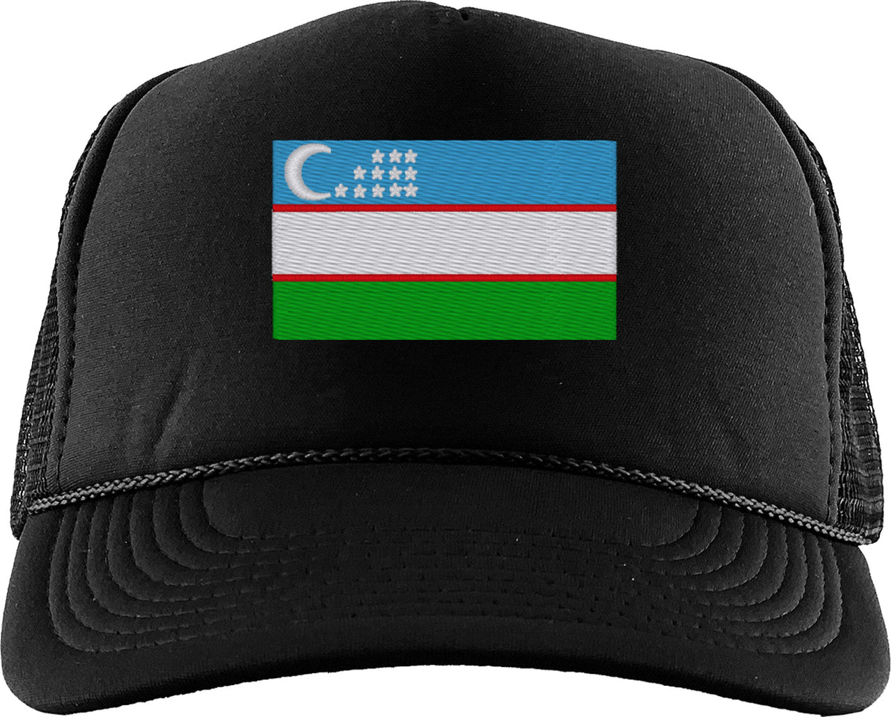 Uzbekistan Flag Foam Trucker Hat