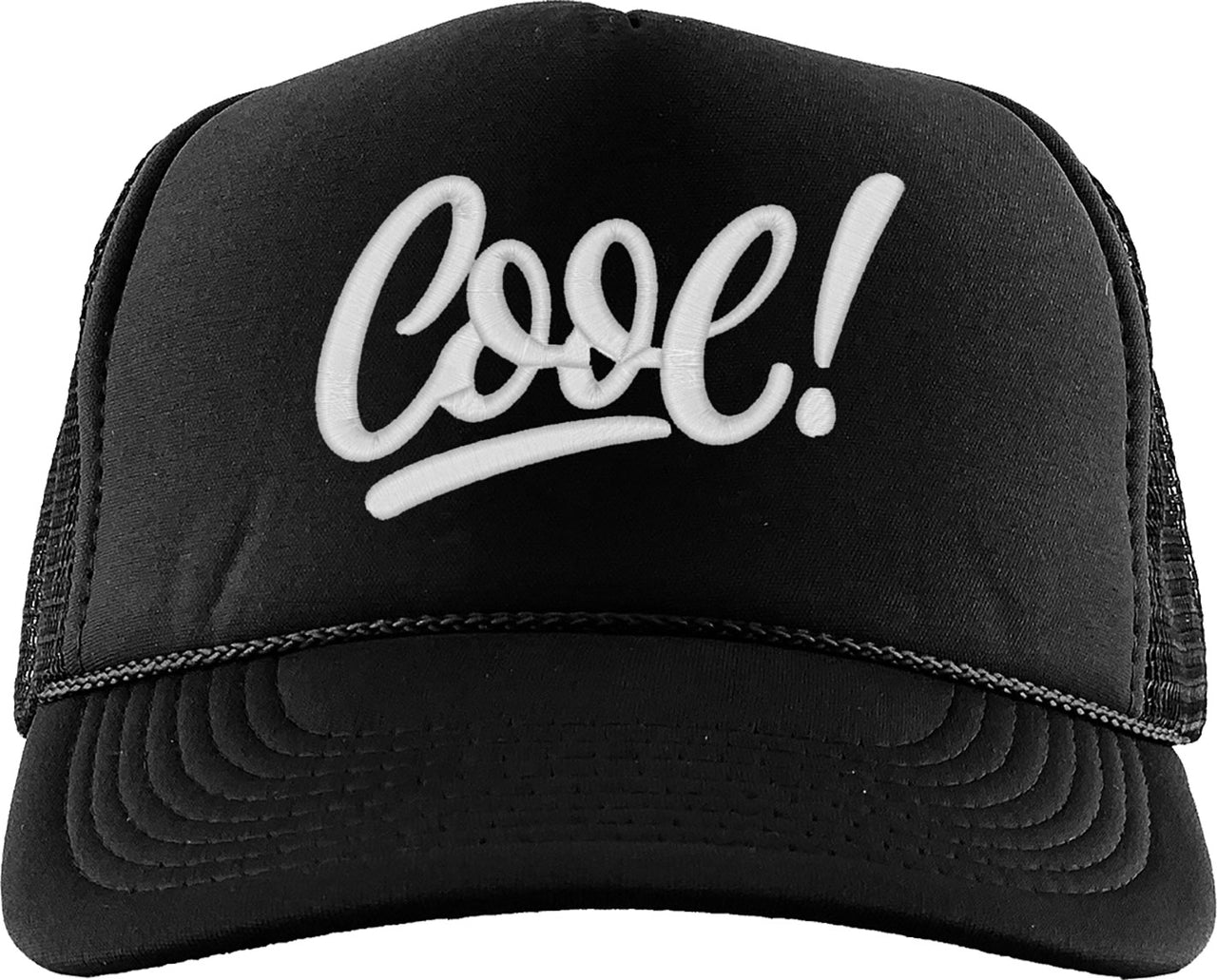 Cool Typography Foam Trucker Hat