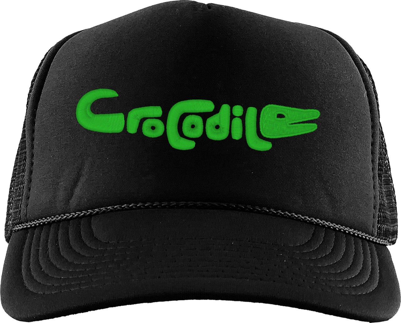 Crocodile Typography Foam Trucker Hat