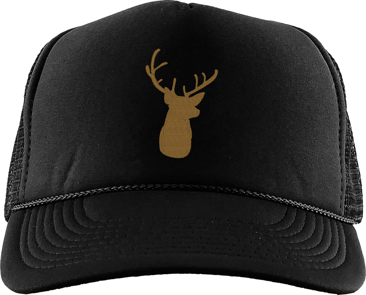 Deer Head Silhouette Foam Trucker Hat