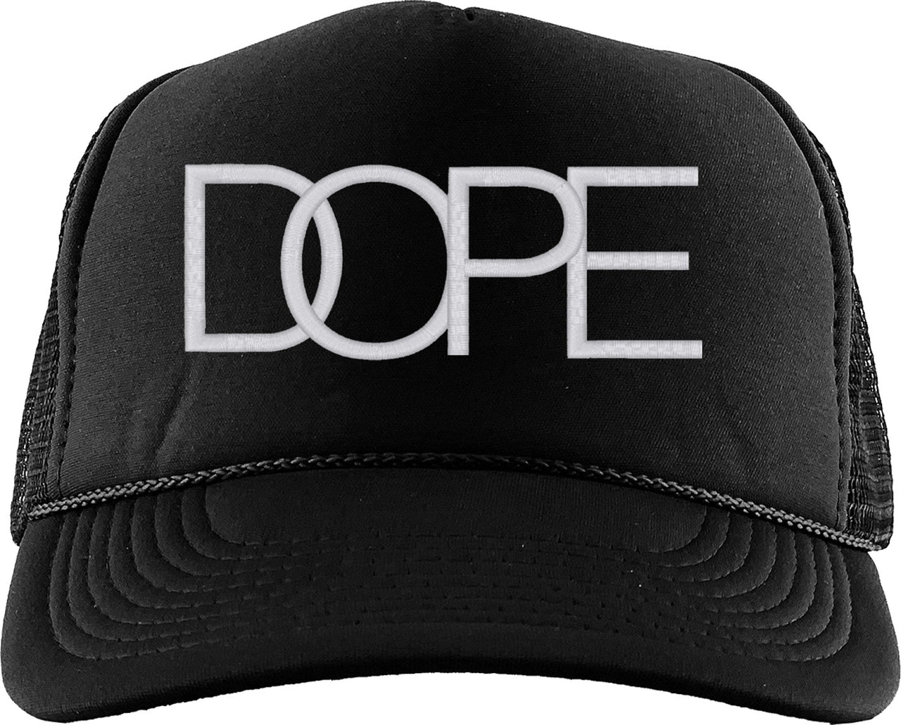 Dope Typography Foam Trucker Hat