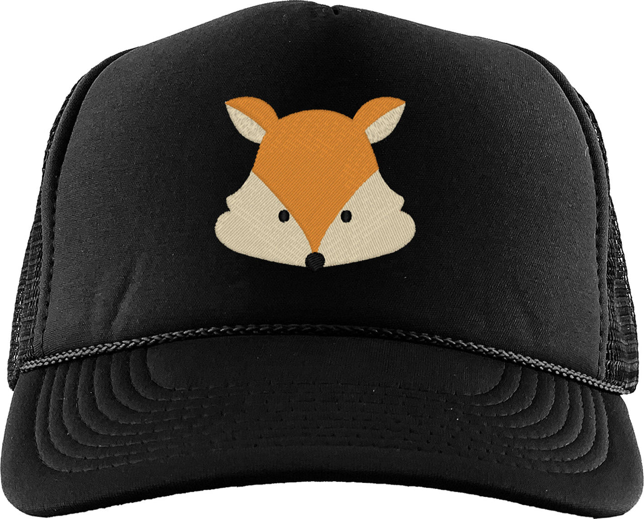Cute Fox Face Foam Trucker Hat