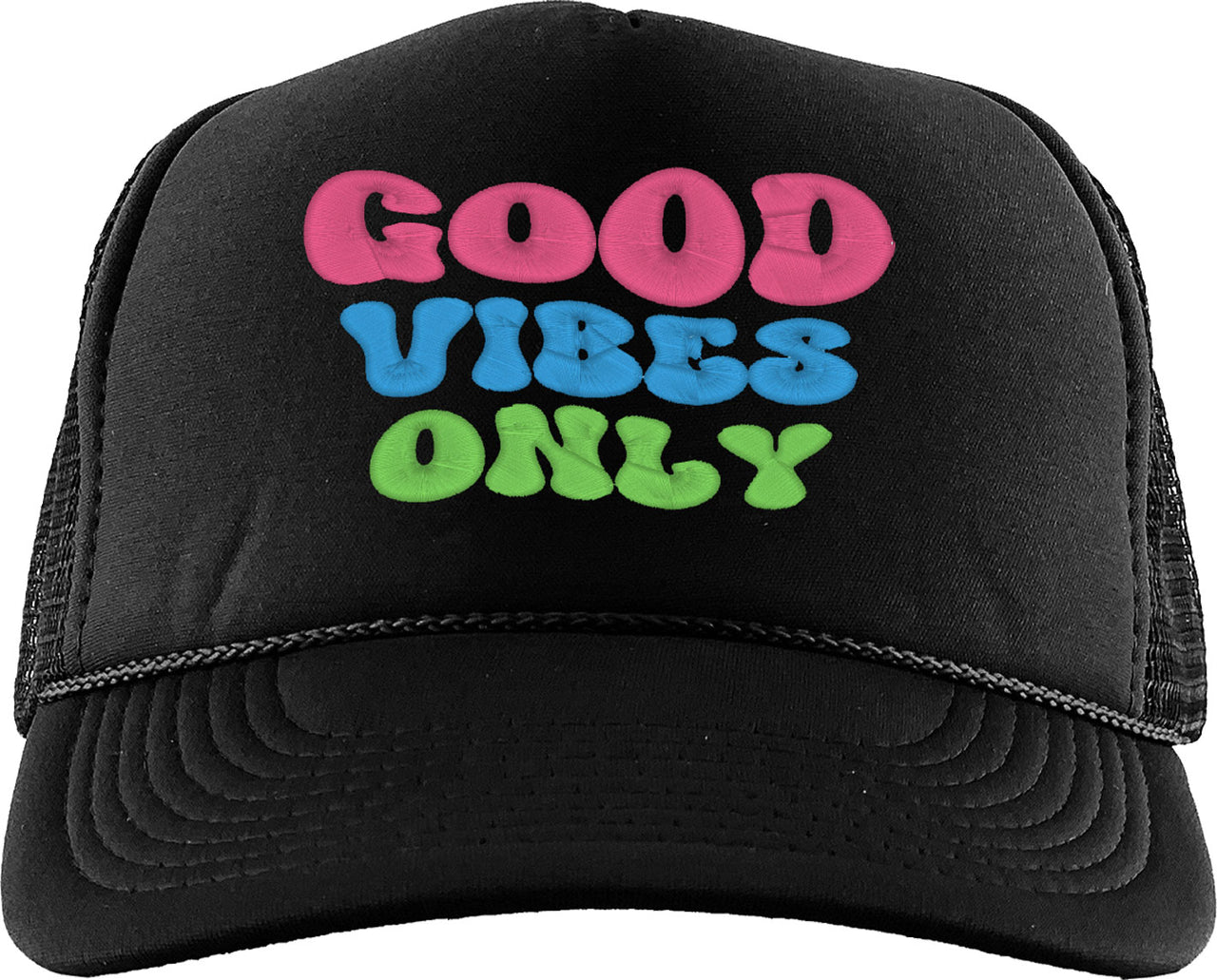 Good Vibes Only Foam Trucker Hat