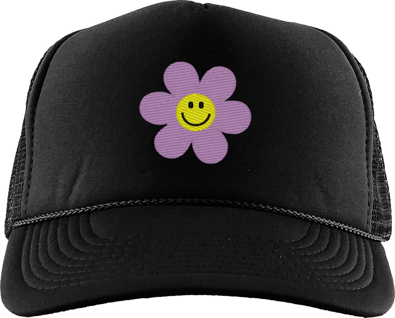 Happy Flower Foam Trucker Hat