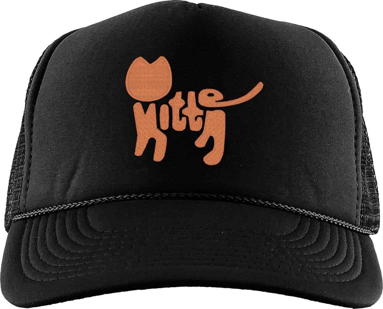 Kitten Cat Typography Foam Trucker Hat