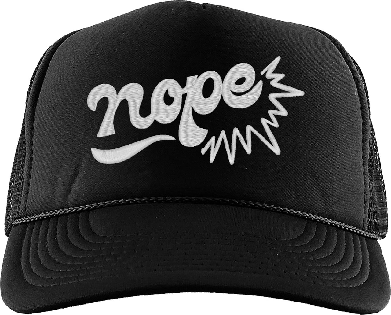 Nope Typography Foam Trucker Hat