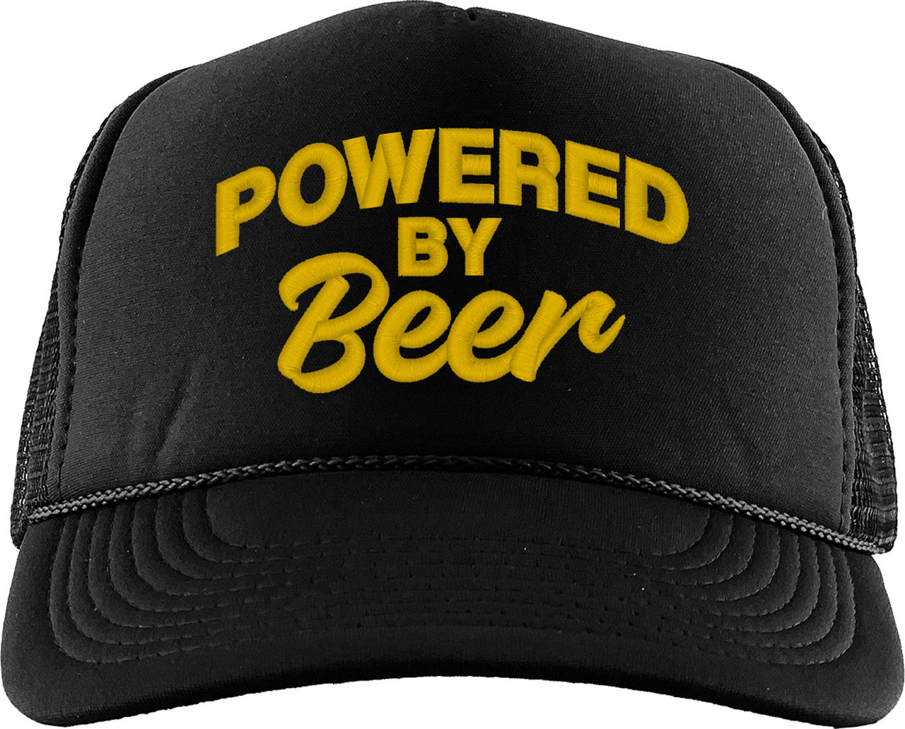 Powered By Beer Foam Trucker Hat