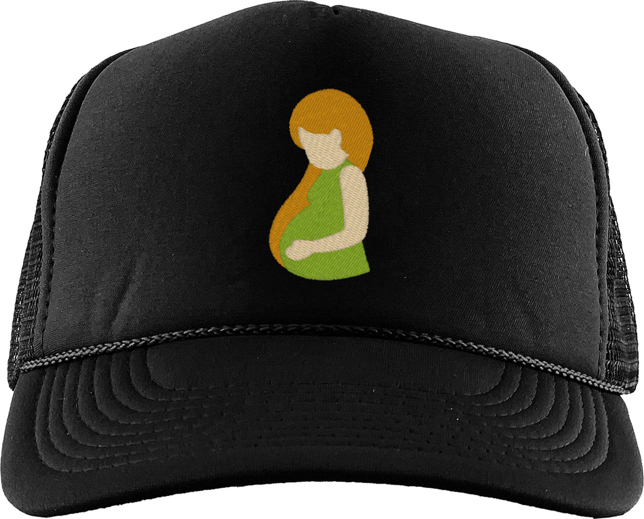 Pregnant Woman Mother's Day Foam Trucker Hat