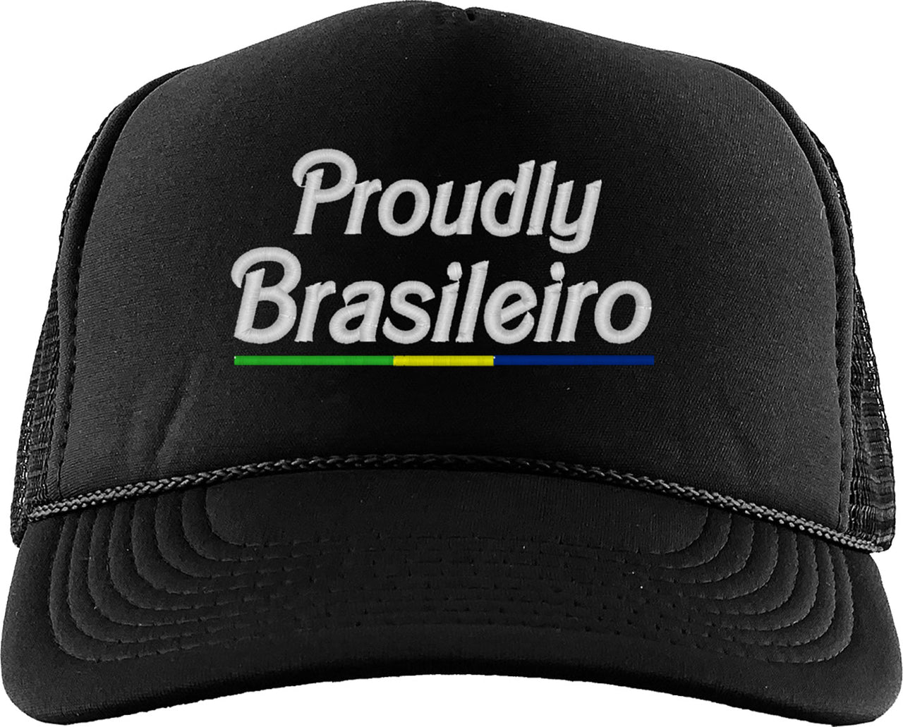 Proudly Brasileiro Brazilian Day Foam Trucker Hat