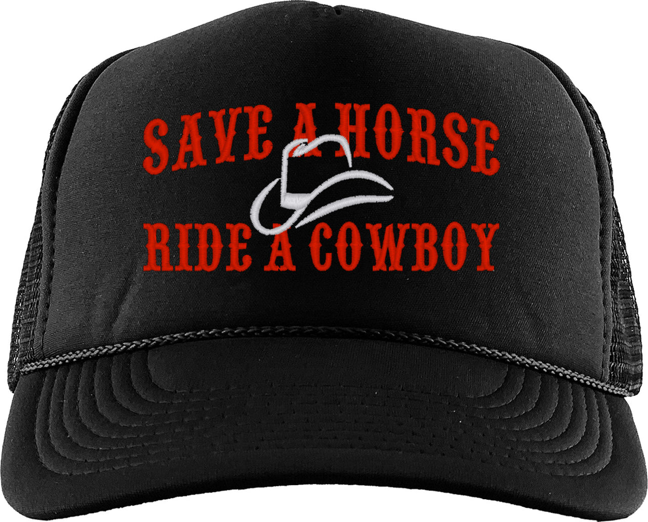 Save A Horse Ride A Cowboy Foam Trucker Hat