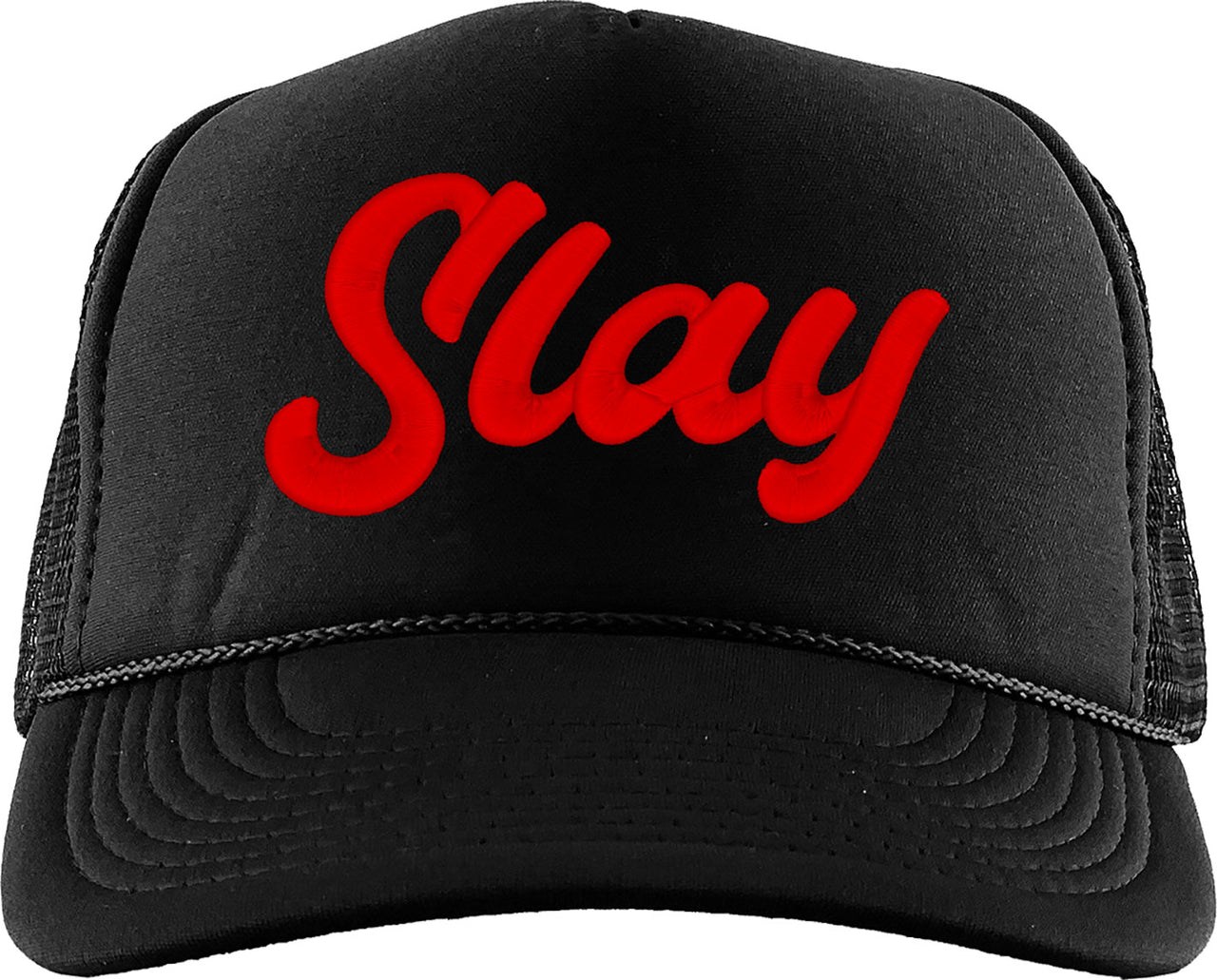 Slay Typography Foam Trucker Hat
