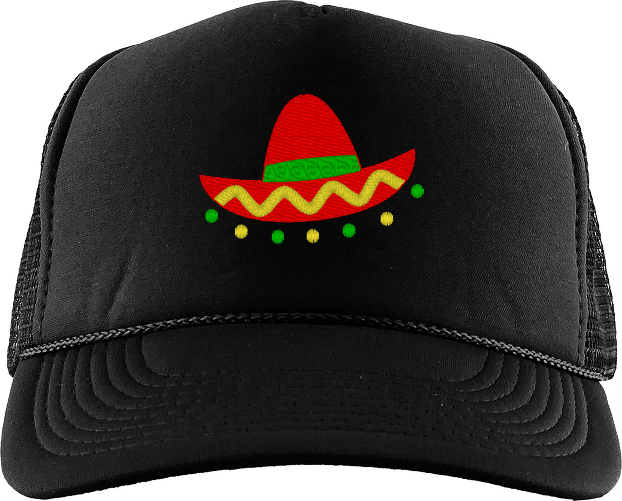 Mexico Symbols Mexican Hat Sombrero Foam Trucker Hat
