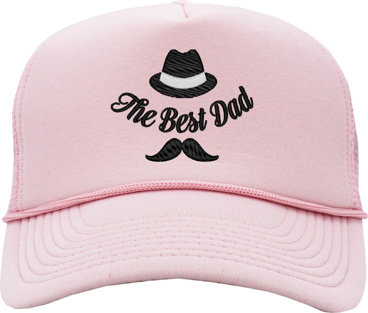 The Best Dad Hat and Mustache Father's Day Foam Trucker Hat