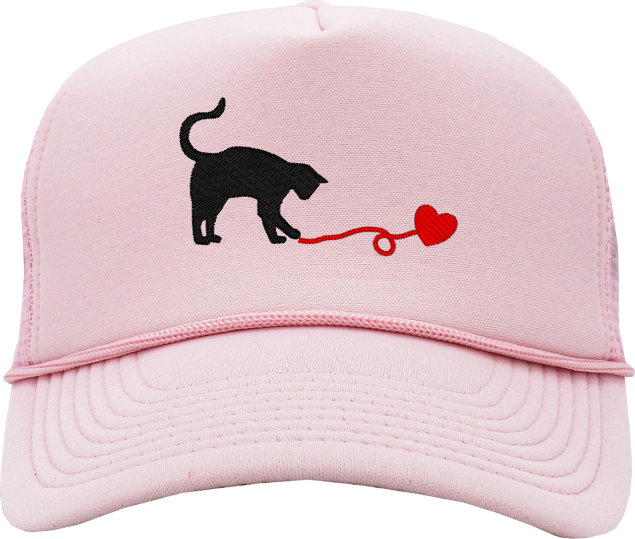 Cat Heart Foam Trucker Hat