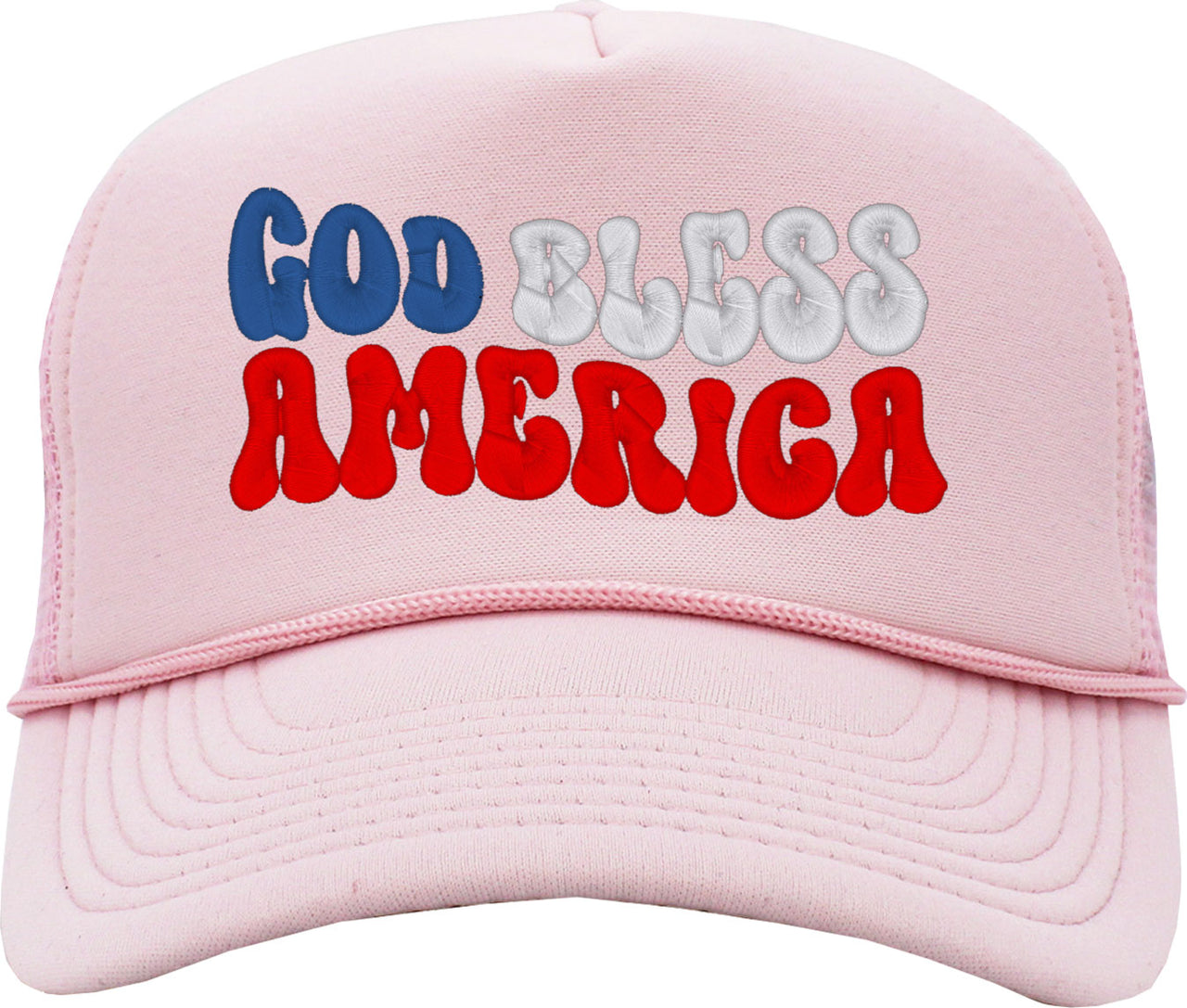 God Bless America Independence Day Foam Trucker Hat