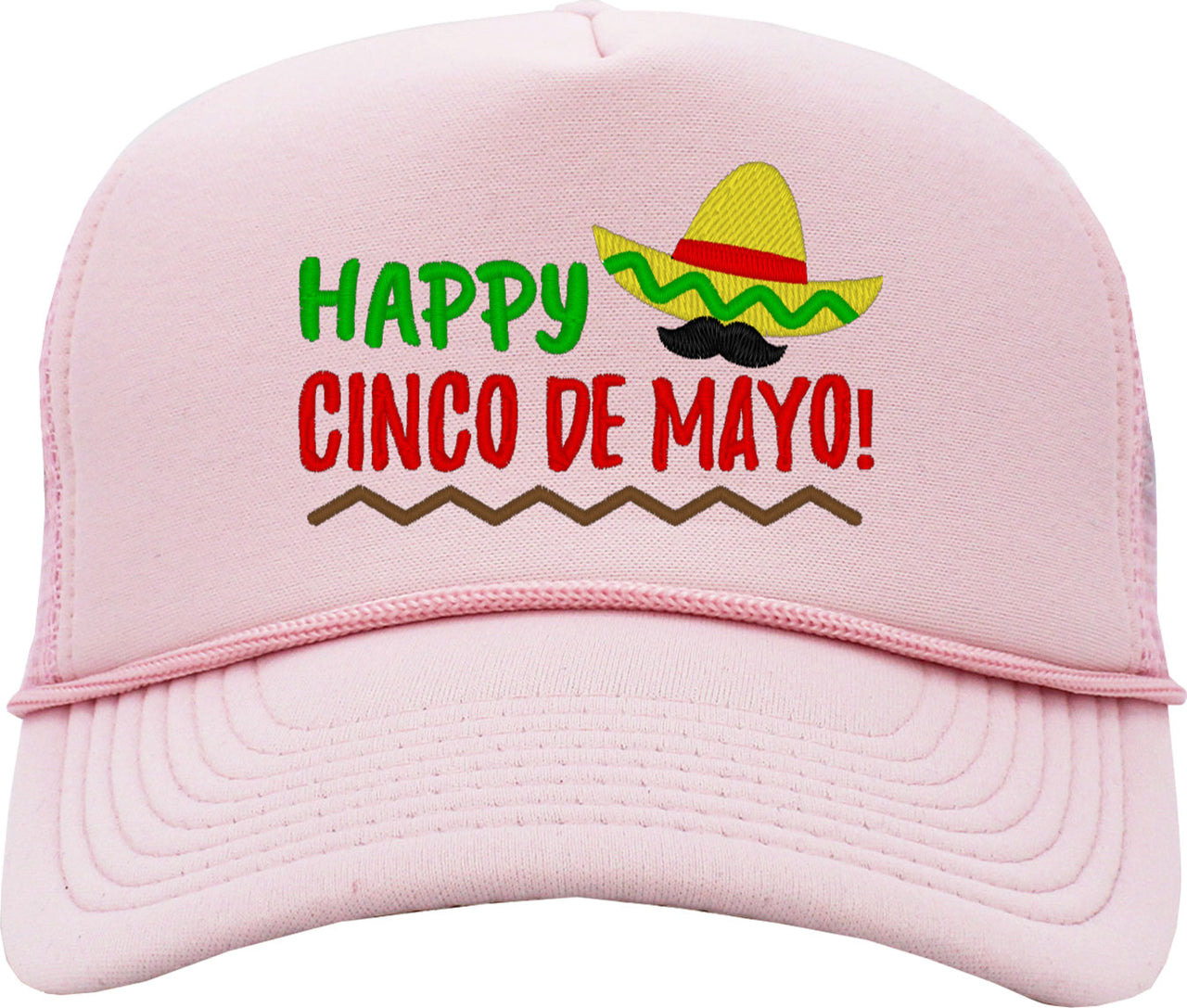 Mexico Symbols Happy Cinco De Mayo Foam Trucker Hat