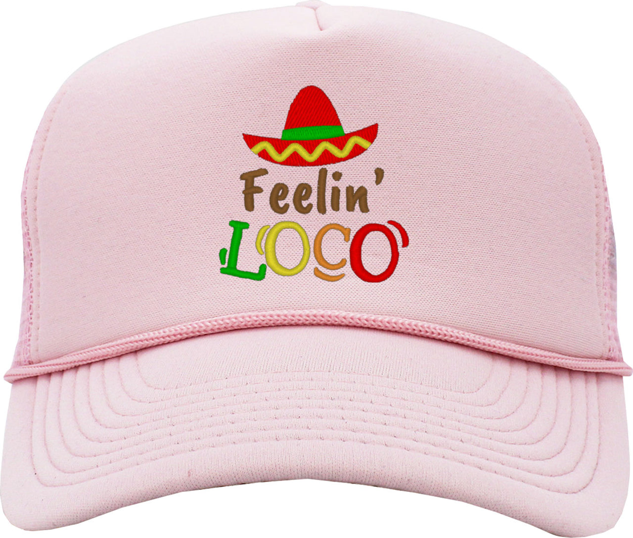 Mexico Symbols Feelin' Loco Foam Trucker Hat