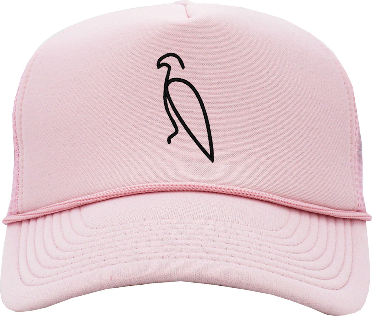 One Line Eagle Drawing Foam Trucker Hat