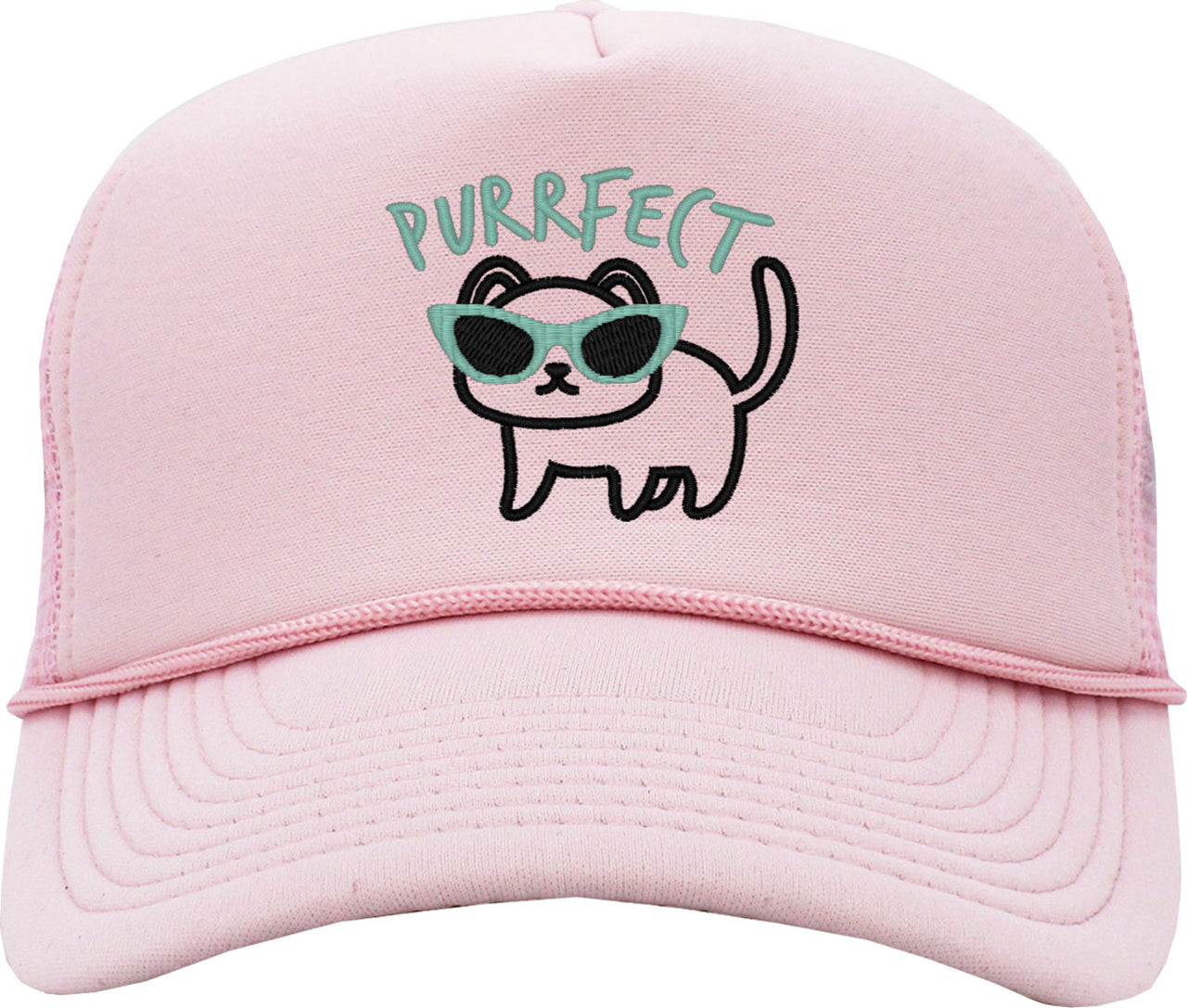 Purrfect Cute Cat Foam Trucker Hat