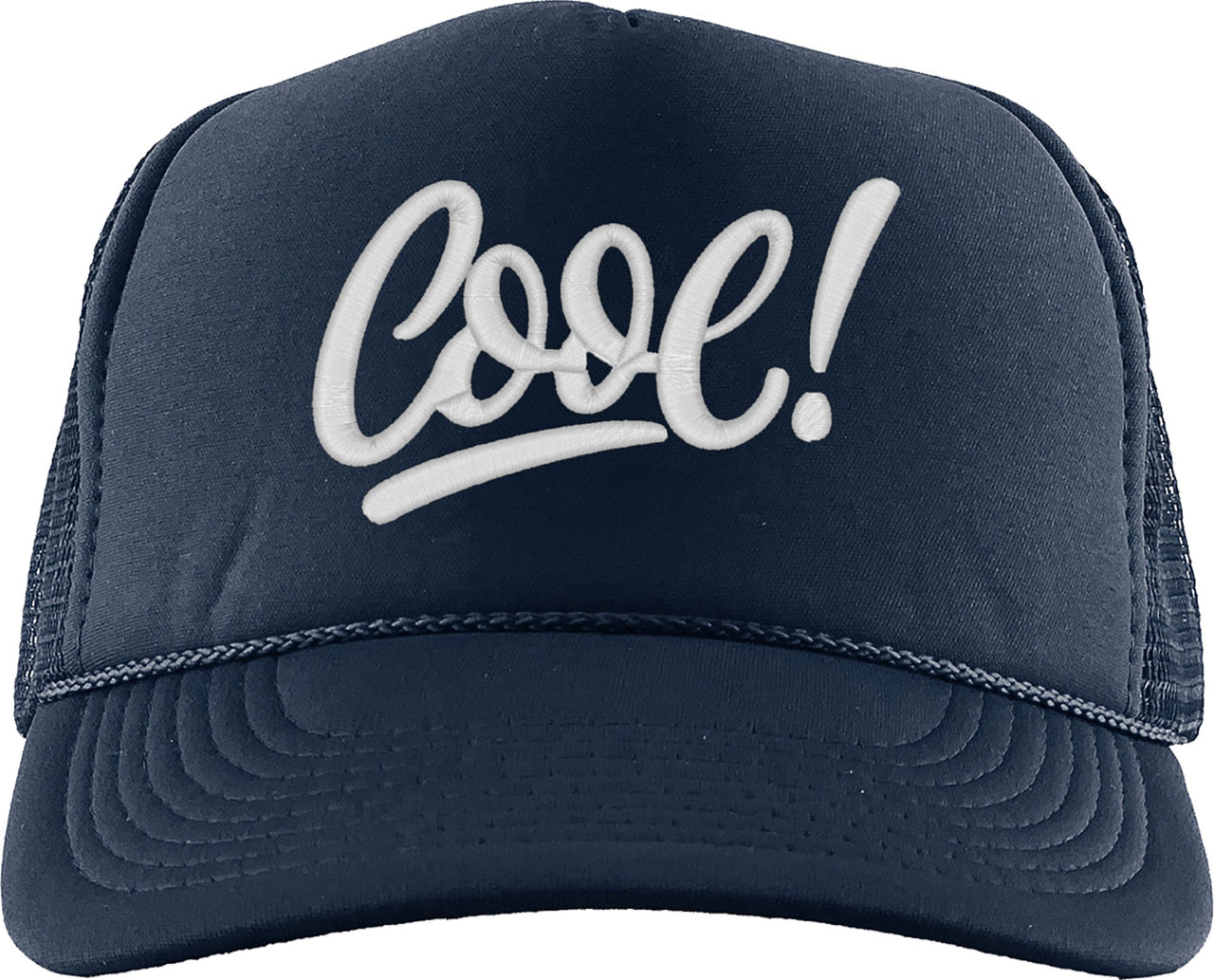 Cool Typography Foam Trucker Hat