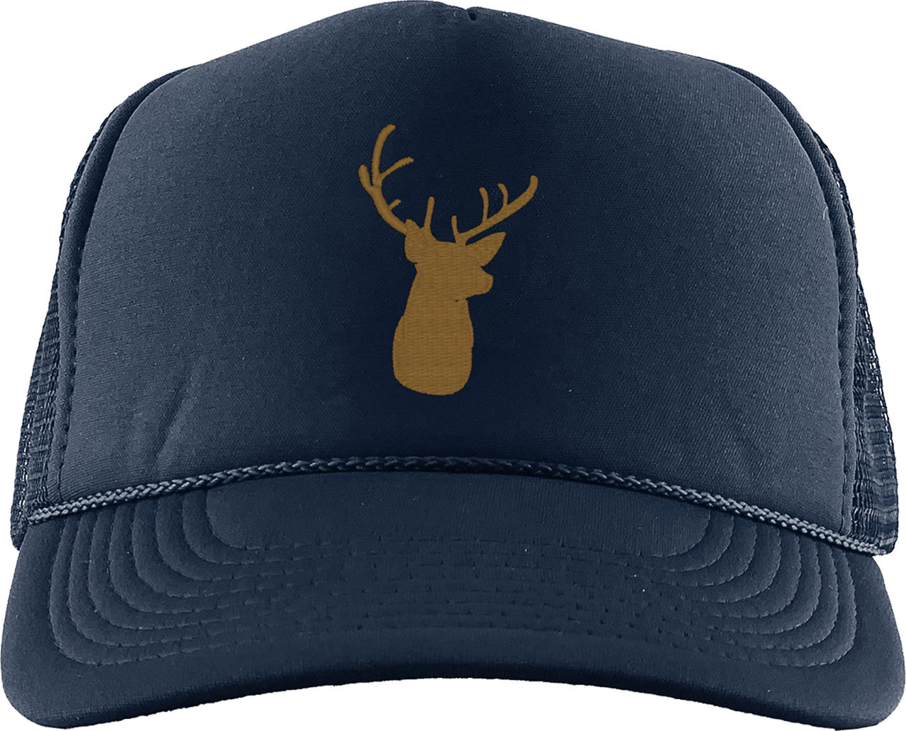 Deer Head Silhouette Foam Trucker Hat