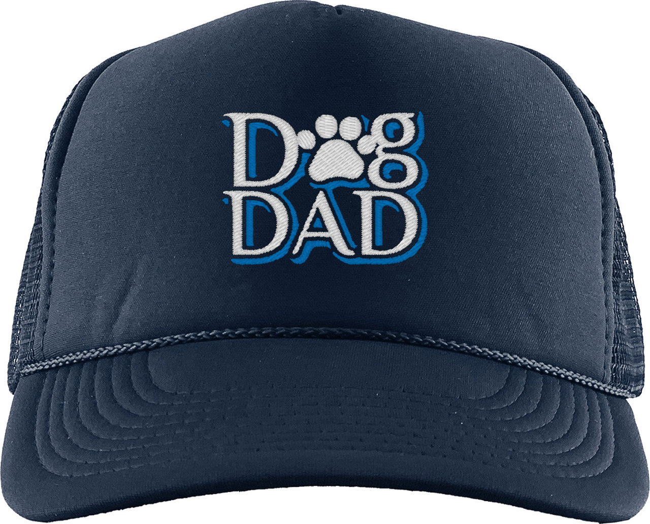 Dog Dad Paw Print Foam Trucker Hat