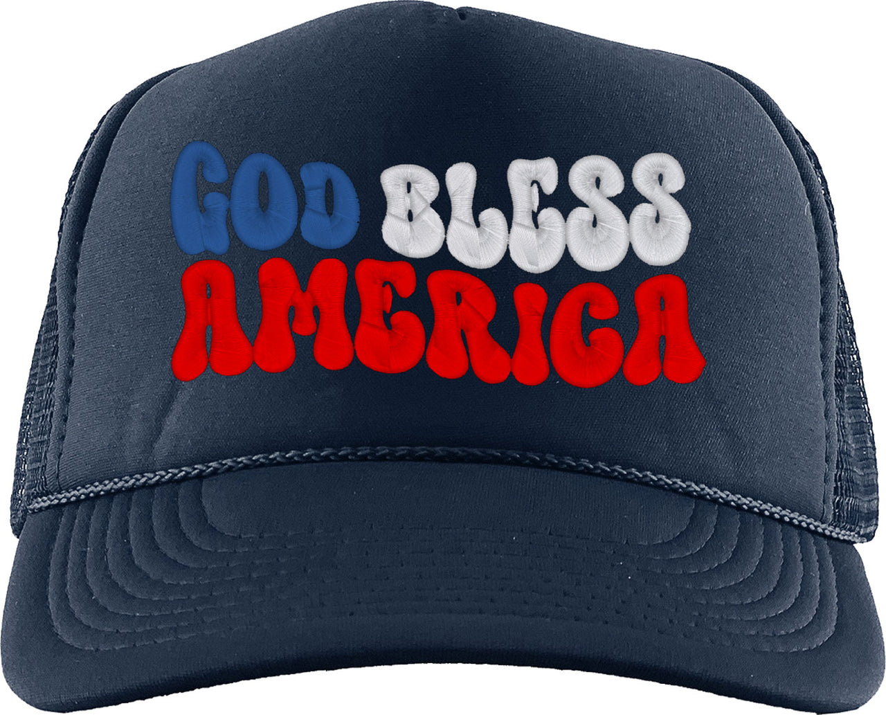 God Bless America Independence Day Foam Trucker Hat