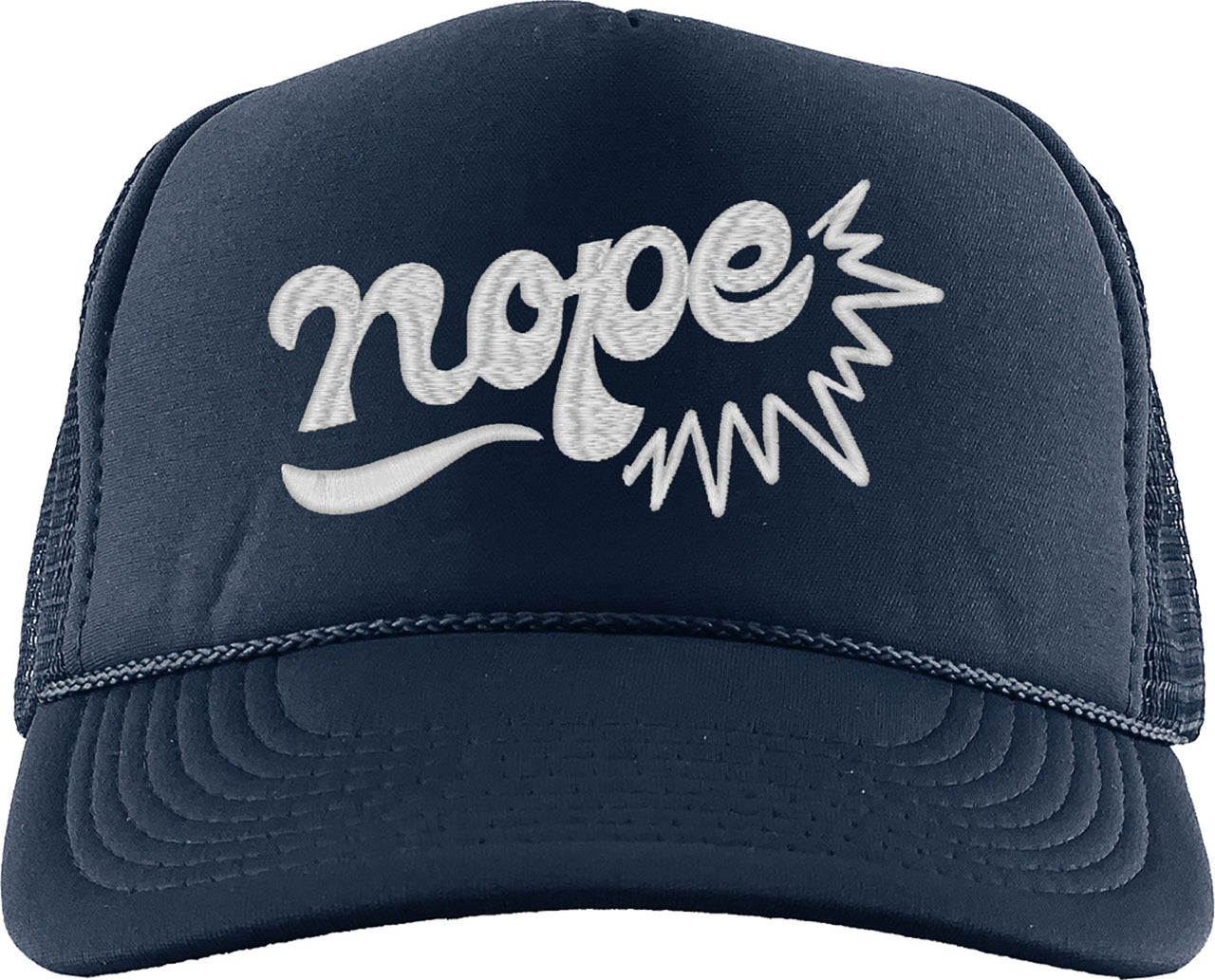 Nope Typography Foam Trucker Hat