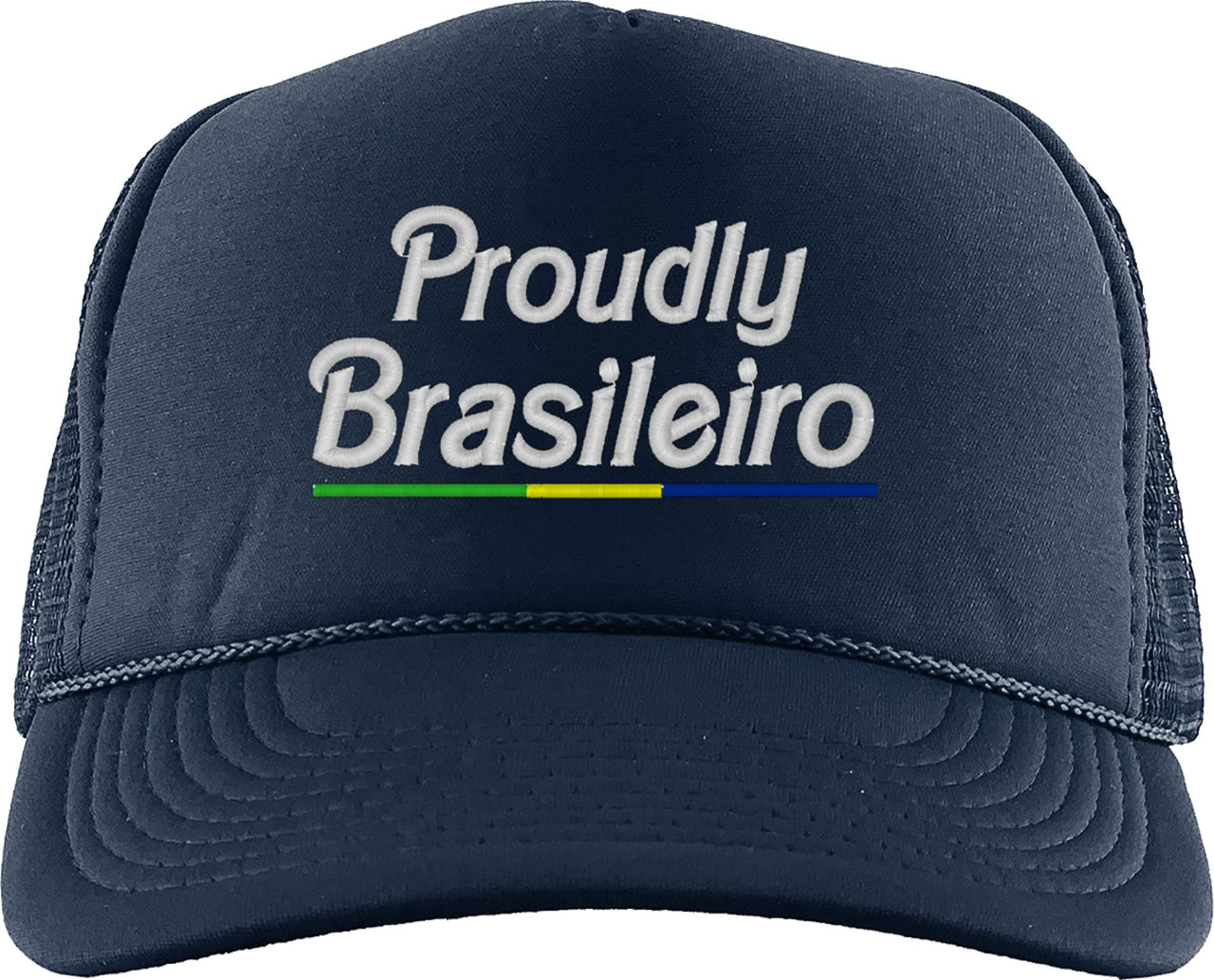Proudly Brasileiro Brazilian Day Foam Trucker Hat