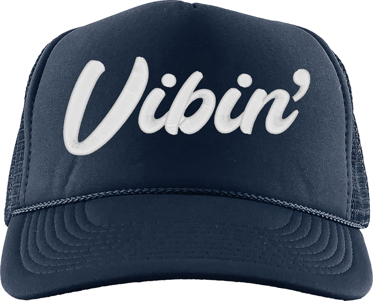 Vibin' Typography Foam Trucker Hat