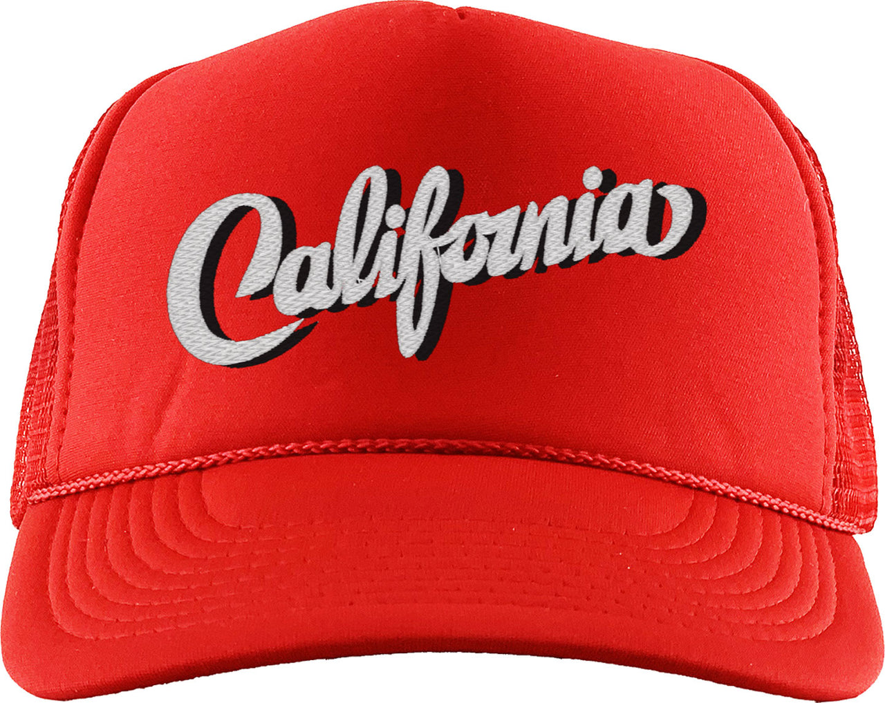 California Typography Foam Trucker Hat